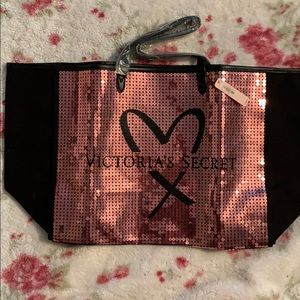 NWT Victoria Secret Sequin Tote